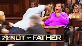 CRAZY Fights On Paternity Court