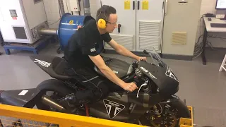 DYNO TESTED! Triumph Moto2 765 development bike