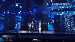 Igor Cukrov and Andrea's first rehearsal (impression) at the 2009 Eurovision Song Contest