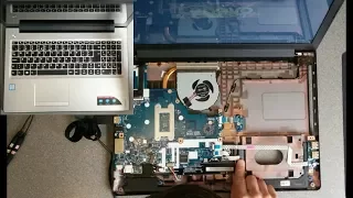 Lenovo Ideapad 310 - How to get to the motherboard, CPU fan and speakers. (310-15ISK 80SM003BUK)