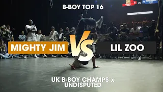 Mighty Jim vs Lil Zoo [1v1 b-boy top 16] // stance // Undisputed x UK B-Boy Champs 2022