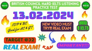 😍❤️New Ielts Listening Practice Test 2024 With Answers - 13 02 2024