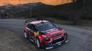Citroën C3 WRC - Rallye Monte-Carlo 2019 Tests - Sébastien Ogier/Julien Ingrassia - Day 3 (HD)