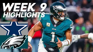 Cowboys vs Eagles | 2023 Week 9 Highlights