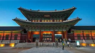 Moonlight Walk In Gyeongbokgung Palace | Seoul Travel Guide 4K HDR