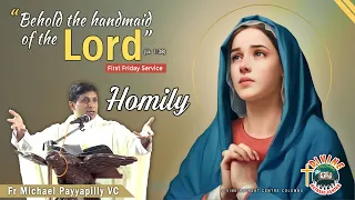 'Behold the handmaid of the Lord' | Homily by Fr. Michael Payyapilly VC | English | Divine Colombo