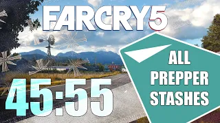 Far Cry 5 All Prepper Stashes Speedrun 45:55