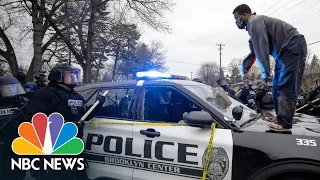 National Guard Deployed To Minnesota Suburb Amid Protests Over Black Man’s Shooting | NBC News NOW