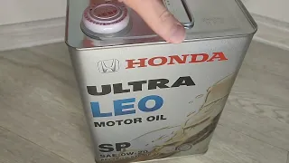 Синтетическое моторное масло Honda Ultra LEO 0W20 SP