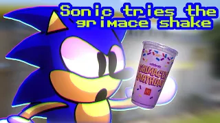 Sonic Tries The Grimace Shake [Sonic Animation]