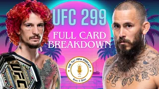 UFC 299 O'Malley vs Vera 2 (Full Card breakdown, Predictions, & betting)