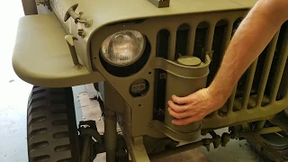 How the Desert Cooler Works for a WW2 Willys MB or Ford GPW Jeep