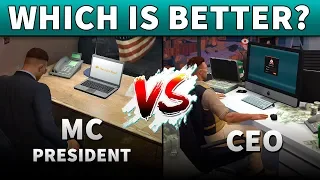 What's Better? CEO or MC (GTA 5 Online) | WHICH IS THE MOST USEFUL WHEN CHANGING VEHICLES