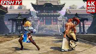 Charlotte vs Kibagami Genjuro (Hardest AI) - Samurai Shodown