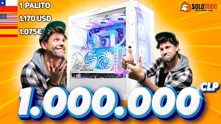 ARMAMOS EL PC DE 1 PALITO 1.000.000 (1.000 usd) EL PC DE LA MASTER RACE!  Y lo corre todo! #gaming 😱