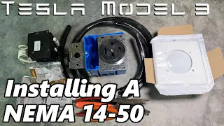 Tesla - NEMA 14-50 Outlet Installation (No Music Version)