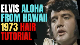 Aloha From Hawaii Hair Tutorial - How To Style 1973 Elvis Presley Hair - Matt Stone Channel