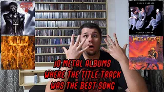 Response: 10 Albums Where the Title Track Was the Best Song (Mercyless Metal)