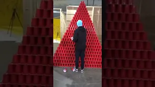 world's largest Red Cup Tower 😲