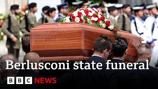 Silvio Berlusconi state funeral takes place in Italy - BBC News