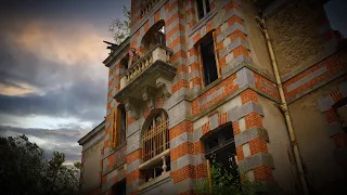 Gardening on the top of this chateau ruin.