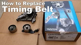 Timing Belt Replacement Toyota Camry 2.2L 1992-2001 (How to Replace Water Pump)