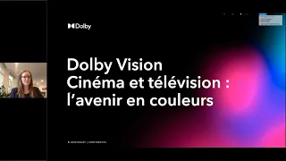 Replay du webinar 'Pourquoi produire en HDR Dolby Vision ?'