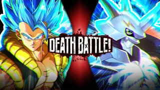 Gogeta vs Omnimon (dragon ball vs digimon) || Death Battle Fan made trailer!