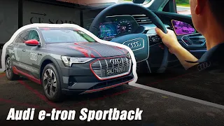 Khám phá nhanh Audi e-tron  Sportback: Gương hậu camera nó thế nào?