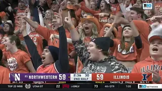 Illinois Comeback Win vs Northwestern | Full Ending 02-23-23