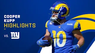 Every Catch By Cooper Kupp from 130-Yd Game vs. Giants | NFL 2021 Highlights