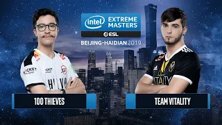 CS:GO - 100 Thieves vs. Team Vitality [Nuke] Map 2 - Semifinals - IEM Beijing-Haidian 2019