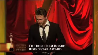 Michael Fassbender, IFTA Winner 2009 - Aidan Quinn presents the IFTA for Rising Star