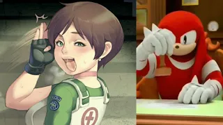 Knuckles rates Resident Evil crushes