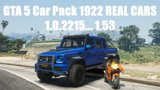 GTA 5 Car Pack 1922 REAL CARS 1.0.2215... 1.53