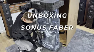 Sonus Faber Olympica Nova V - Unboxing - Floorstanding Speaker