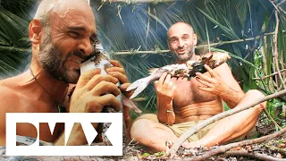 Ed Stafford Forced To Gut A Fish With His Bare Hands In Guatemala | Marooned With Ed Stafford