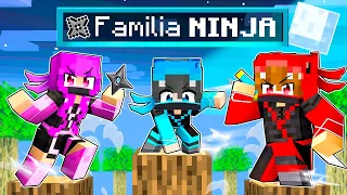 Adoptado por una FAMILIA NINJA en Minecraft!