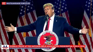 🇺🇸 Donald Trump | Full speech at NRA Presidential Forum 2024 (Subtitles) [CC]