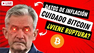 🔴 DIRECTO: ¿POSIBLE RUPTURA EN BITCOIN? ➤ HOY  DATOS DE INFLACIÓN (PCE)