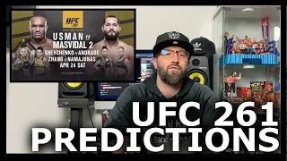 UFC 261 PREDICTIONS! (Masvidal vs Usman, Weili vs Thug Rose, Bullet vs Andrade)