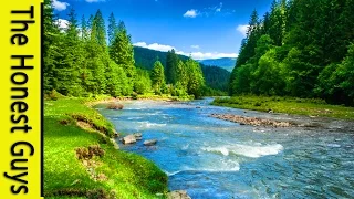 9 HOURS NATURE SOUNDS: RIVER IN THE SHIRE. Relaxation (NO MUSIC) Sleep, Study, Meditation