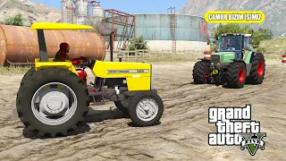 🚜 Güçlü Traktörler ile Çamurlu Yollarda Geziyoruz 🚜 GTA 5