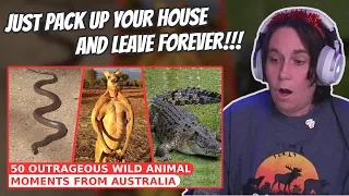 50 OUTRAGEOUS Wild Animal Moments From AUSTRALIA | Australian Reacts | AussieTash