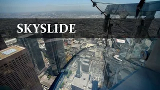 U.S. Bank Tower's Skyslide | Gayle Yashar's ride down the Skyslide