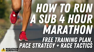 How To Run a Sub 4 Hour Marathon : Training Plan + Strategies