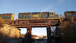 CSX L103 local Train Southbound coming through Winchester Virginia