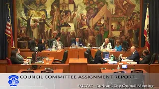 Burbank City Council Meeting - April 11, 2023
