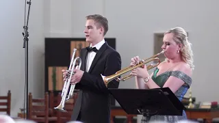 Trumpet Voluntary and Conquest of paradise performed by Melissa and Julian