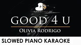 Olivia Rodrigo - good 4 u - Piano Karaoke Instrumental Cover with Lyrics